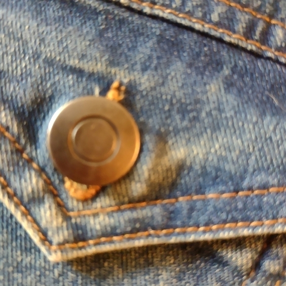 Toni Morgan woman's size small jean denim jacket - Picture 6 of 6